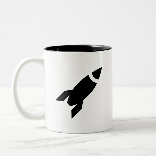 Rocket Pictogram Mug (Left)