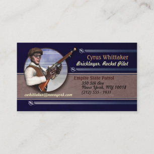 Rocket Pilot #3 Business Cards