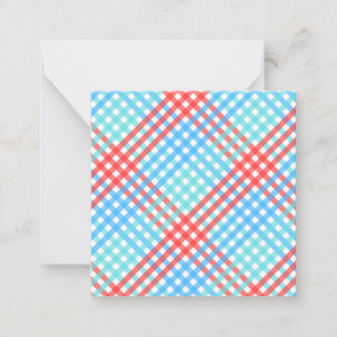 Rocket Pop Plaid Card