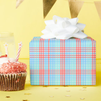 Rocket Pop Plaid - Extra Small Wrapping Paper