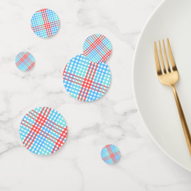 Rocket Pop, Small Plaid Confetti (Group)