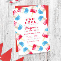Rocket Pop Summer Popsicle Two Cool 2nd Birthday