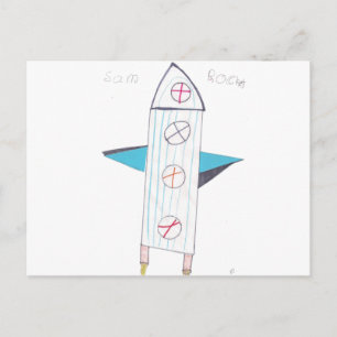 ROCKET POSTCARD
