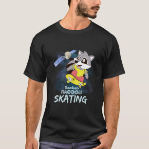 Rocket Racoon Skating T-Shirt