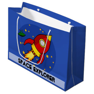 Rocket red Large Glossy Gift Bag