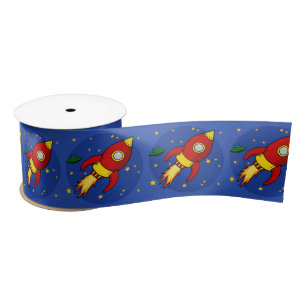 Rocket red Ribbons Satin Ribbon