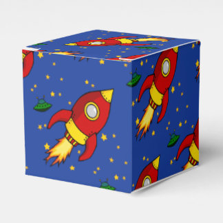 Rocket red yellow Classic Favour Box
