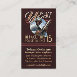 Rocket Science Business Card