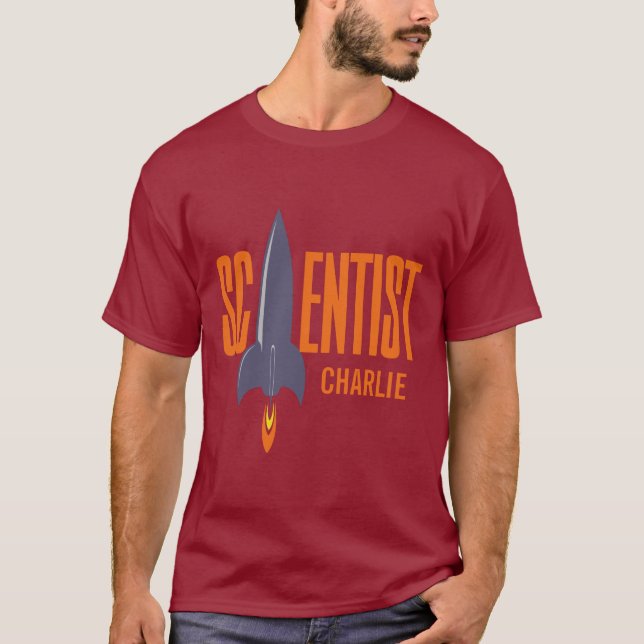 Rocket Scientist custom name shirts & jackets (Front)