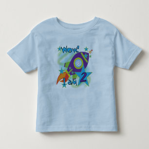 Rocket Ship 2nd Birthday T-shirts and Gifts