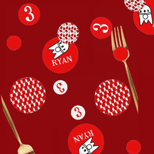 Rocket Ship Birthday Party Confetti