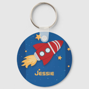 Rocket Ship Keychain