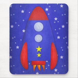 Rocket Ship Mousepad
