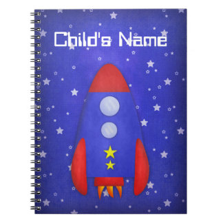 Rocket Ship Notebook