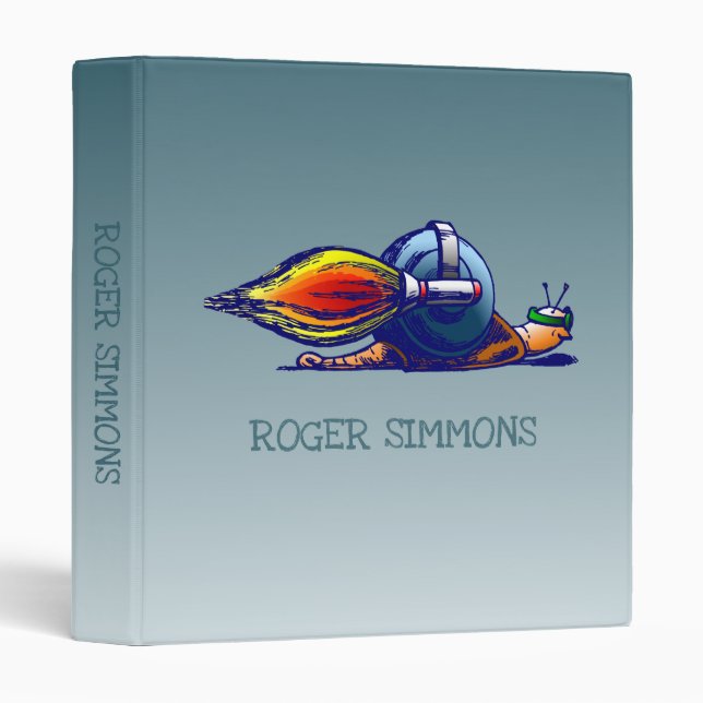 Rocket Snail Binder (Front/Spine)