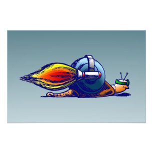 Rocket Snail Photo Print