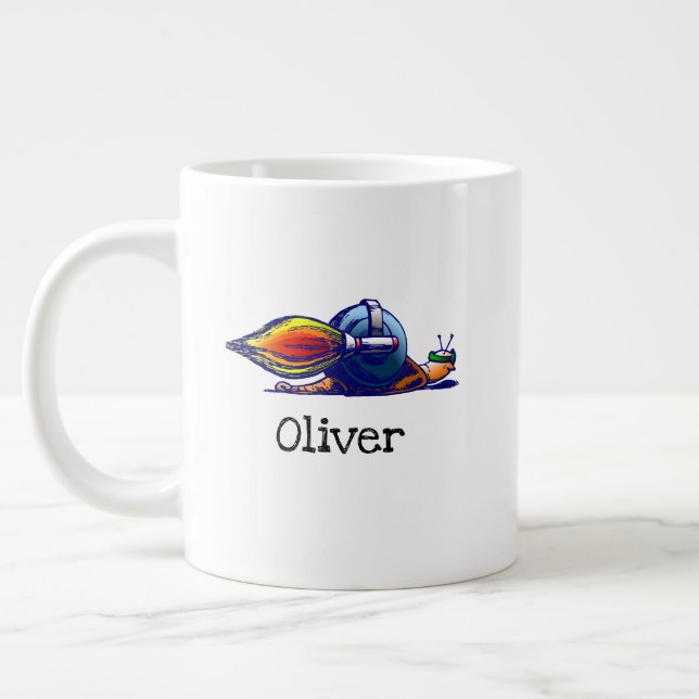 Rocket Snail Specialty Mug (Left)