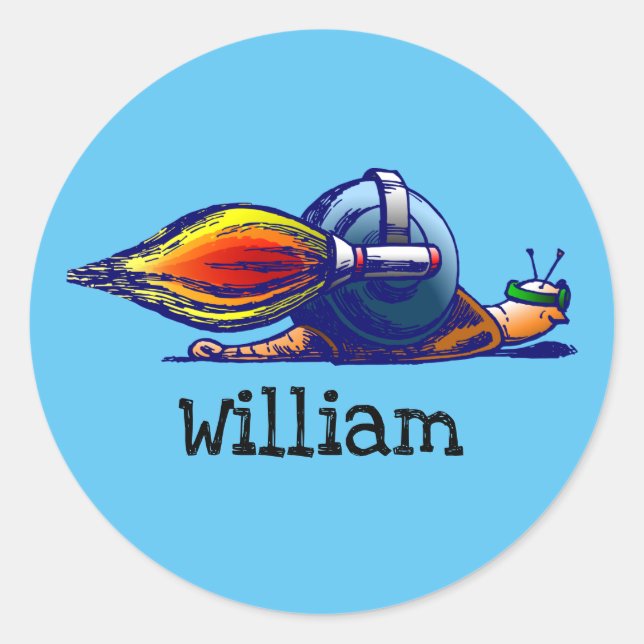 Rocket Snail sticker (Front)