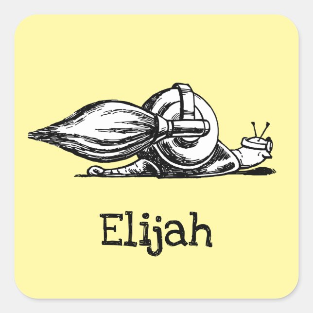 Rocket Snail sticker (Front)