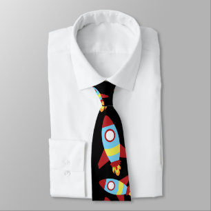 Rocket Spaceship Launching Tie