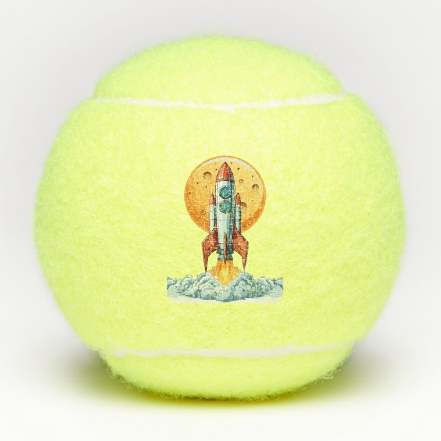 rocket tennis balls (Front)