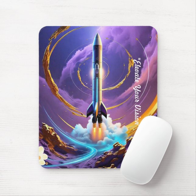 "Rocket to Eternity" Mouse Pad (With Mouse)