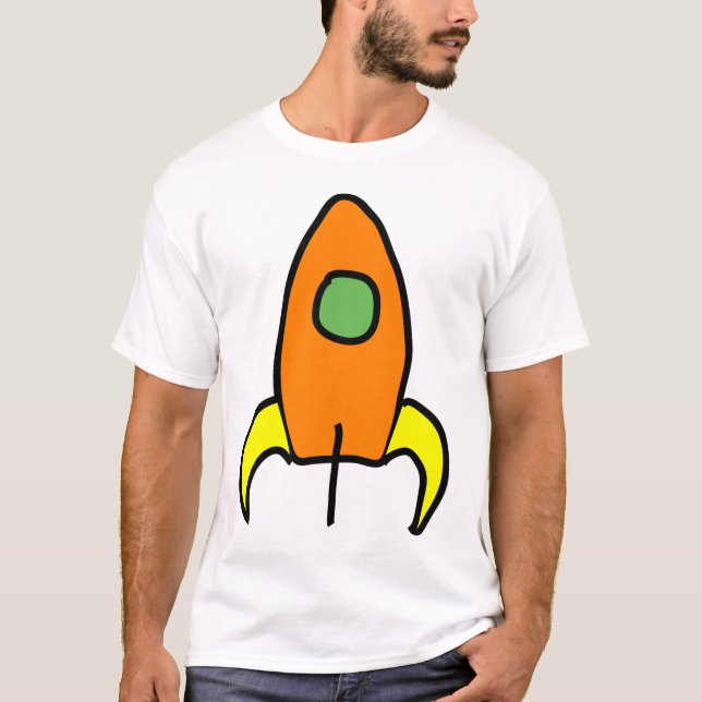 Rocket to the Moon light T-shirt (Front)