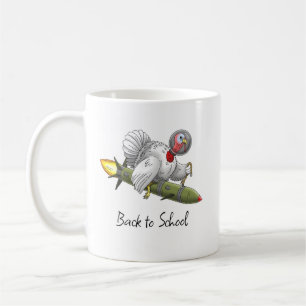 Rocket Turkey Back to School Coffee Mug