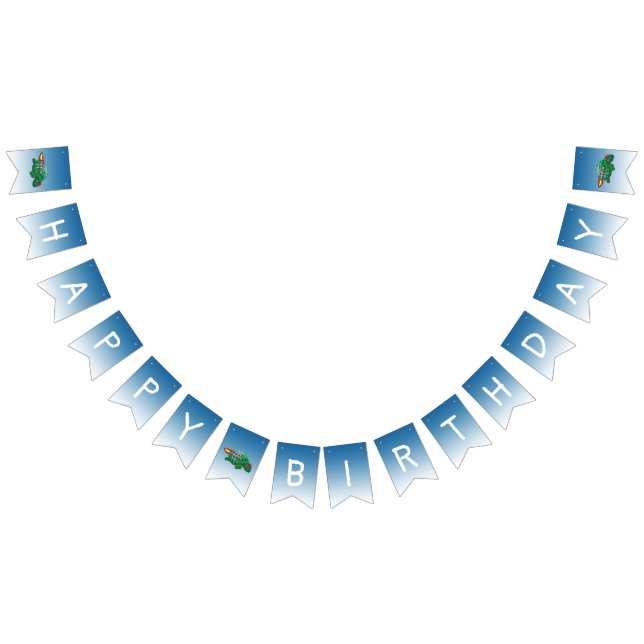 Rocket Turtle Bunting Flags (All)