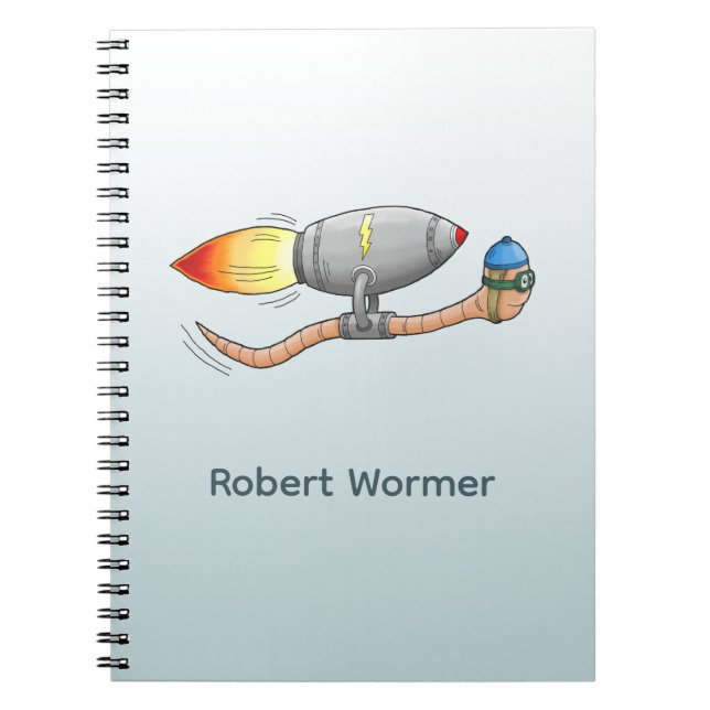 Rocket Worm Notebook (Front)