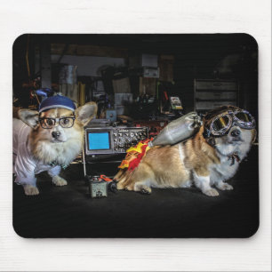 Rocketeer Corgis mouse pad