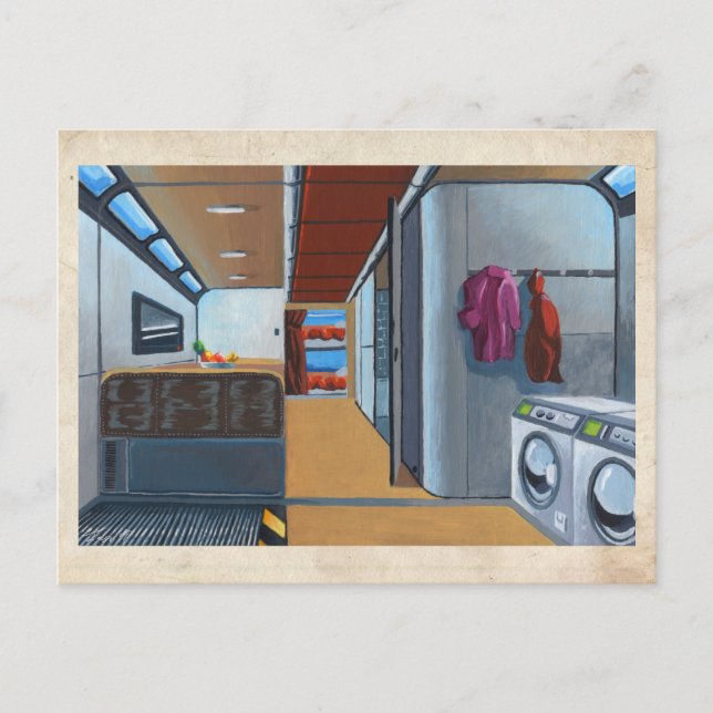 RocketLodge Living Quarters - Carte postale (Devant)