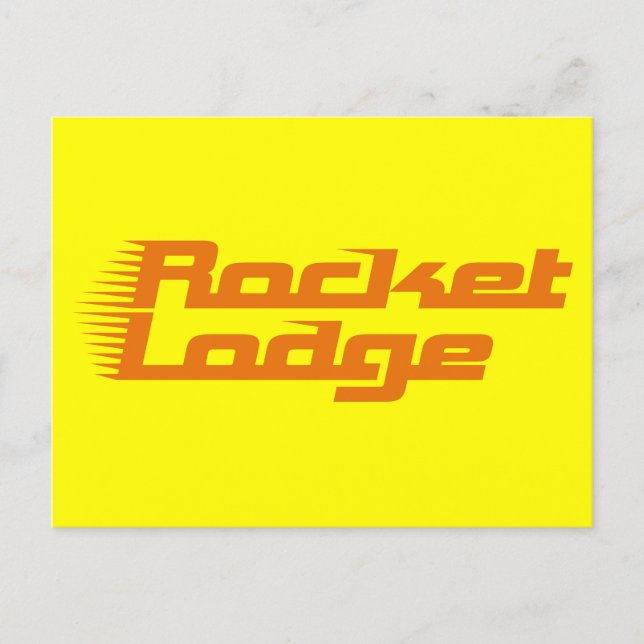 RocketLodge - Postcard (Front)