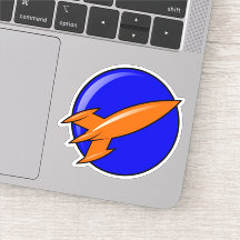 Rocketpunk Space Patrol Insignia Sticker