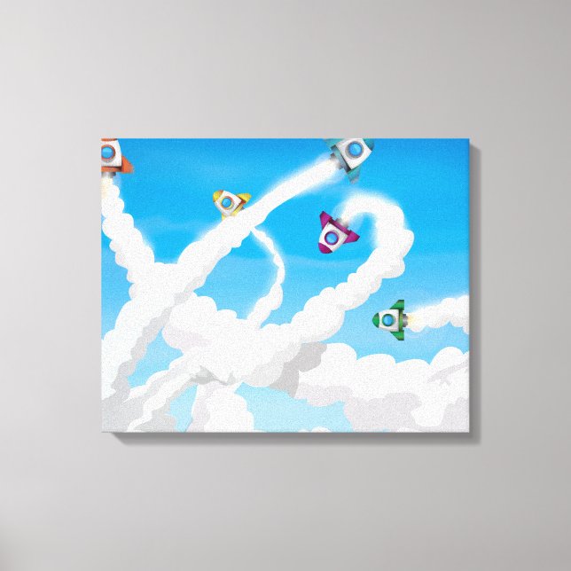 Rockets! Canvas Print (Front)