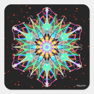 Rockets of Desire Square Sticker