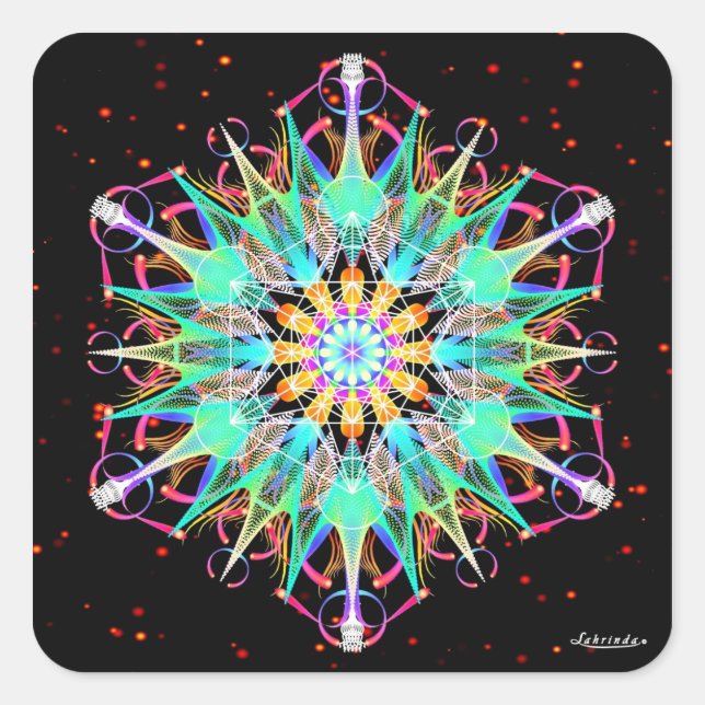 Rockets of Desire Square Sticker (Front)