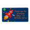Rocketship Gift Favour Label