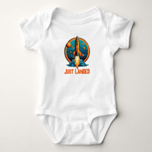 Rocketship Just landed Baby Bodysuit