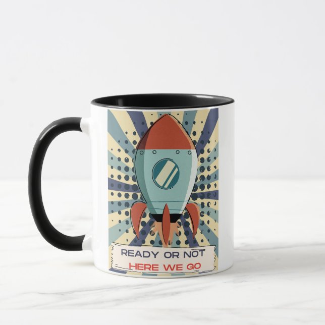 ROCKETSHIP MUG (Left)