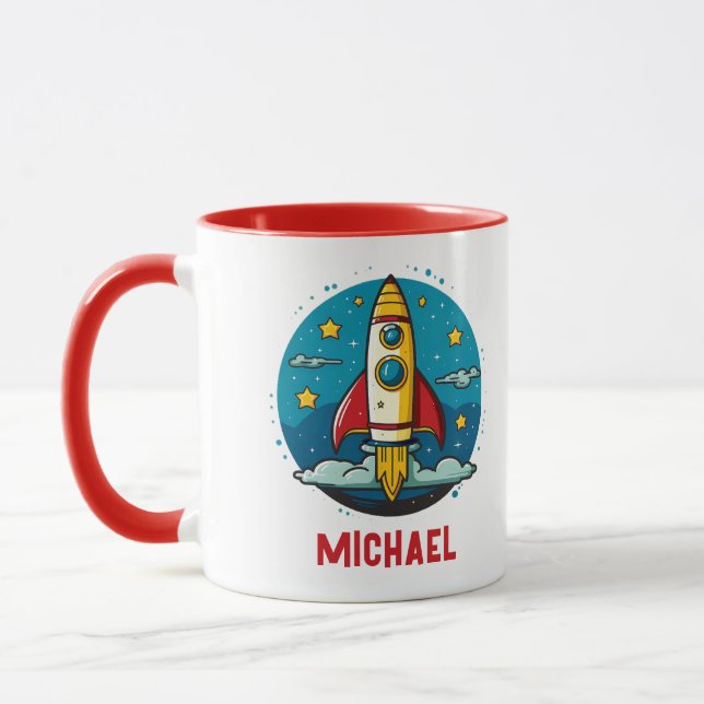 Rocketship Mug (Left)