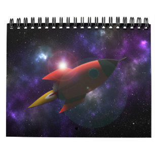 Rockey in space calendar