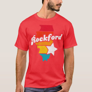 Rockford Illinois Vintage Distressed Souvenir 2 T-Shirt