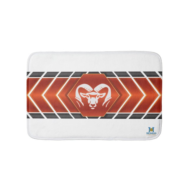 Rockford Rams #2 Bath Mat (Front)