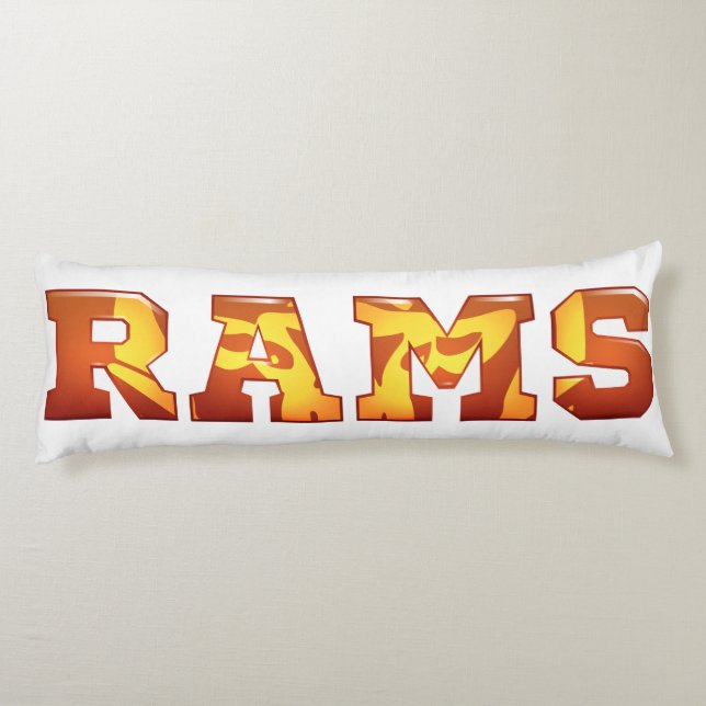 Rockford Rams Body Pillow (Back)