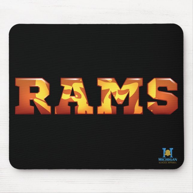 Rockford Rams Mouse Pad (Front)