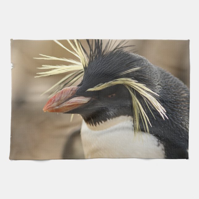 Rockhopper Penguin  Towel (Horizontal)