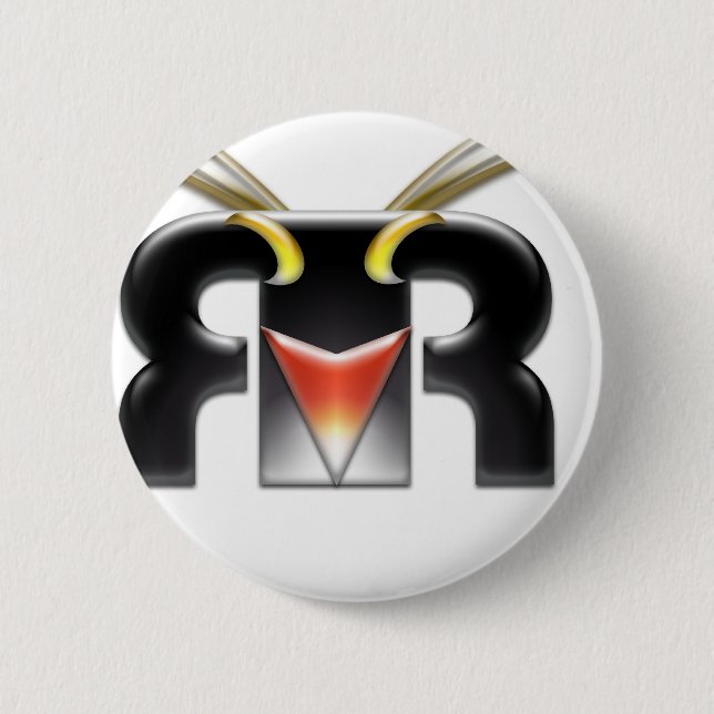 Rockhopper VFX logo 2 Inch Round Button (Front)