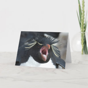 Rockhopper Yawn Card