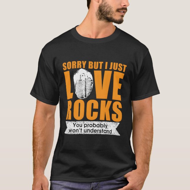 Rockhounding Gift Funny Rockhound T-Shirt (Front)
